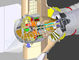 Fixed Blades / Adjustable Blades Pelton Impulse Turbine Untuk Water Head 2m-20m