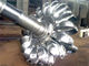 500kw - 20000KW Pelton Turbine Runner / Pelton Wheel untuk Water Head 80m - 1000m